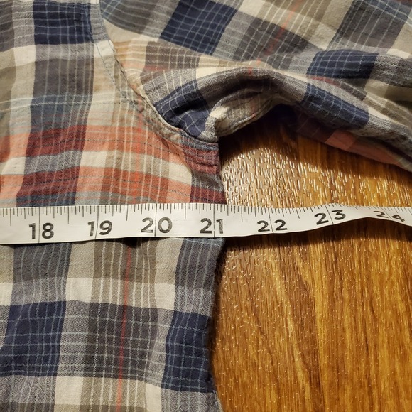 Outdoor Research Shirt‎ Men XL Blue Red Plaid Hiking Outdoors - Picture 4 of 8